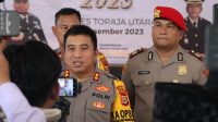 Polres Toraja Utara Gelar Kegiatan Rilis Akhir Tahun 2023