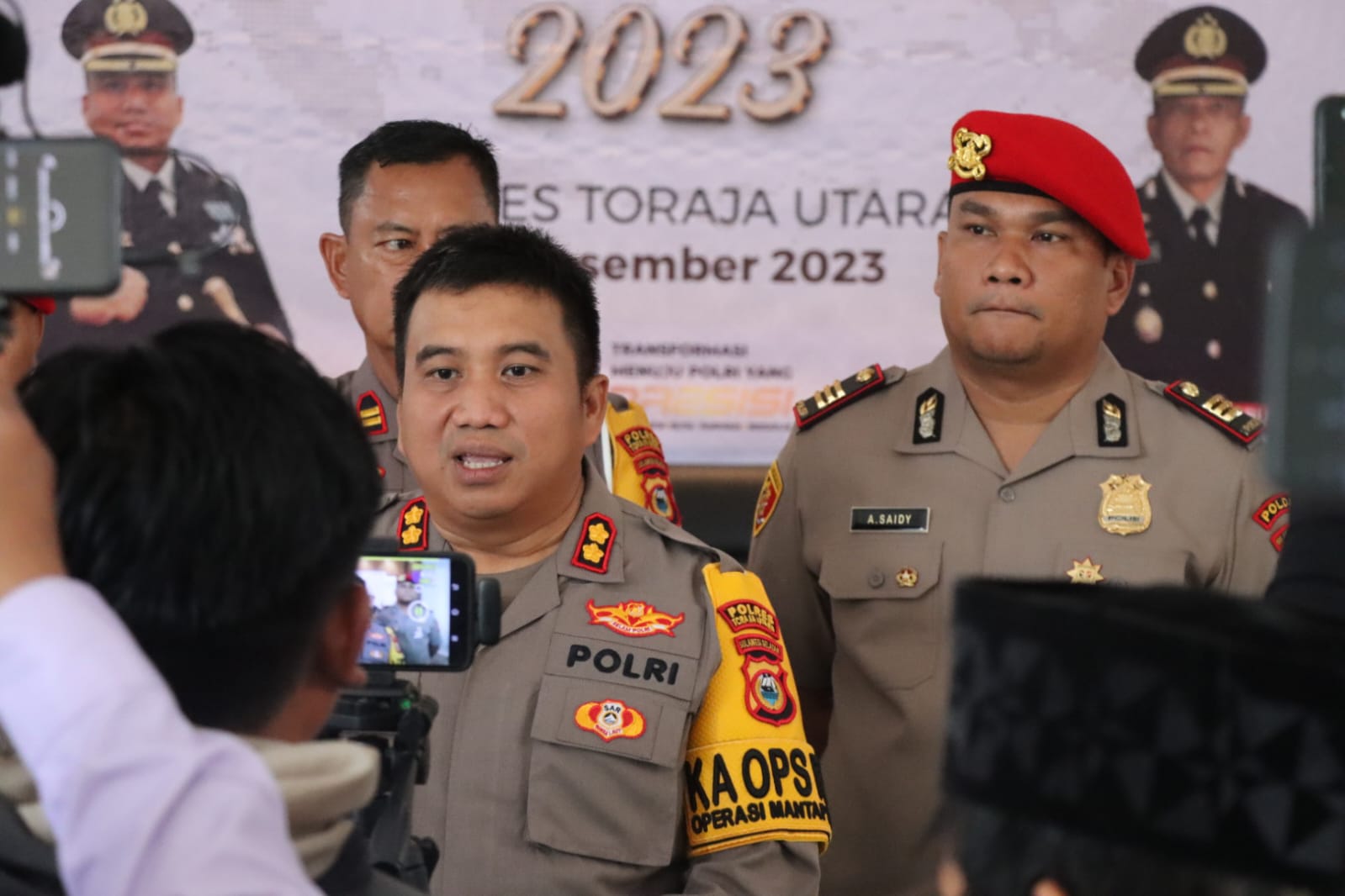 Polres Toraja Utara Gelar Kegiatan Rilis Akhir Tahun 2023