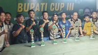 Hasil Final Kejuaraan Biliard Bupati Cup, Wakil Ketua Iwo Indonesia Kabupaten OKI Meraih Juara III.