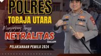 Kapolres Toraja Utara Ucapkan Selamat Bertugas di Tempat Baru Irjen Pol Drs. Setyo Boedi Moempoeni Harso