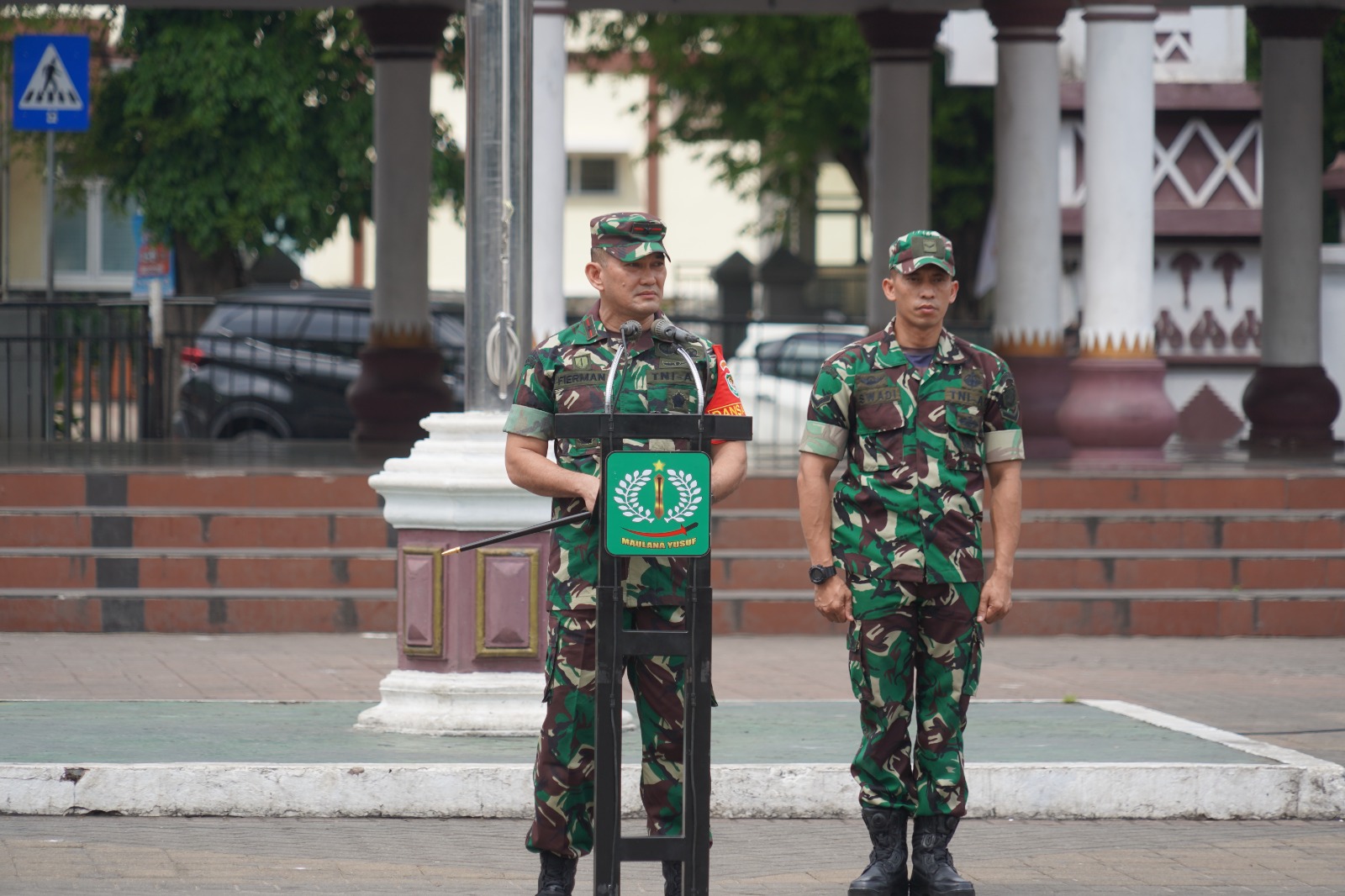 Danrem 064/MY Pimpin Apel Gelar Pasukan Pengamanan Kunker Presiden RI Di Banten