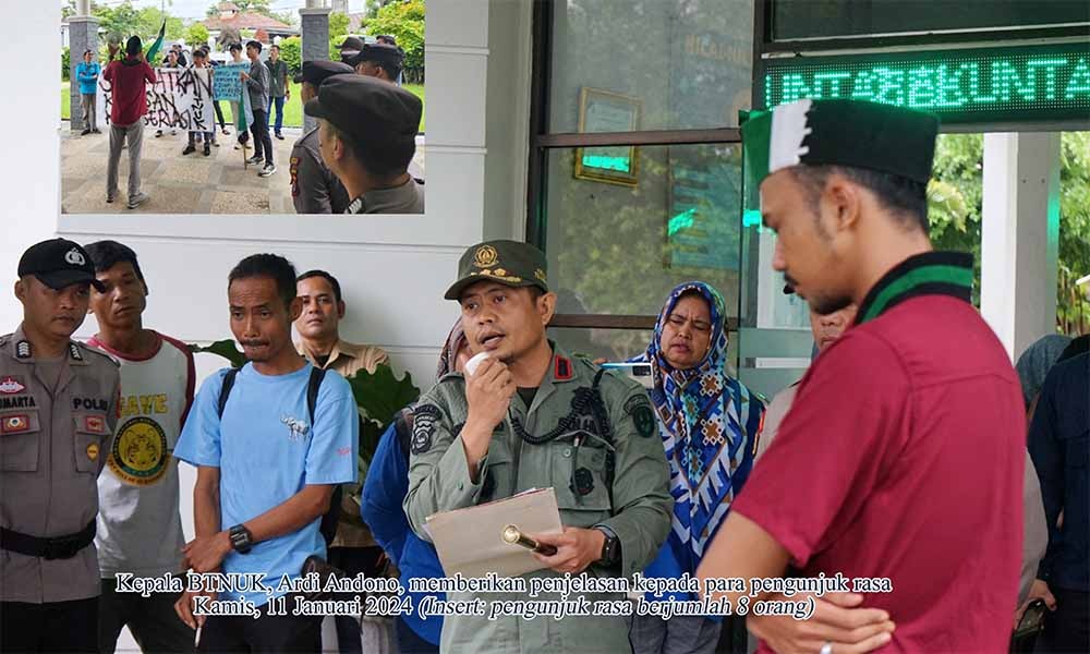 Kelompok Agung Lodaya Demo, Ini Penjelasan Pihak BTNUK