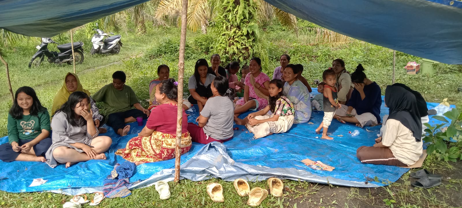 Polsek Talang Ubi Tinjau Pipa PT Pertamina Adera Field Bocor Di Desa Benuang