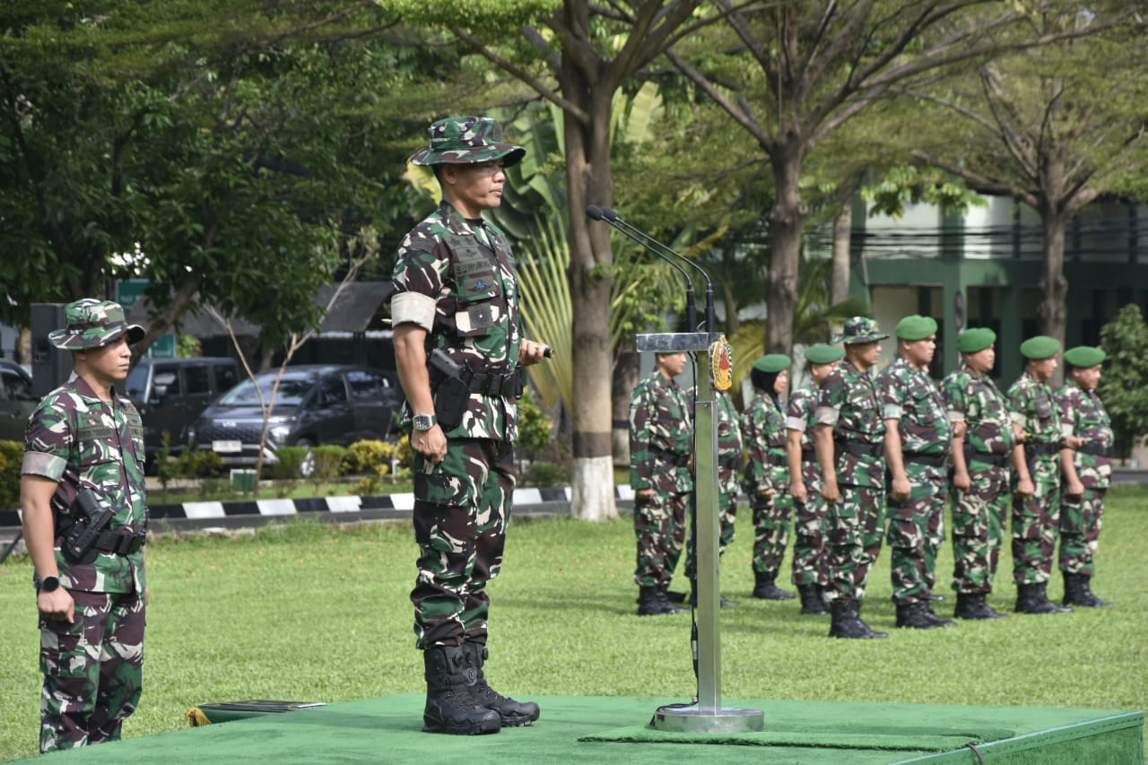 Sebanyak 283 Siswa, Komandan Rindam Jaya Membuka Latihan Berganda Siswa Dikmaba TNI TA. 2023