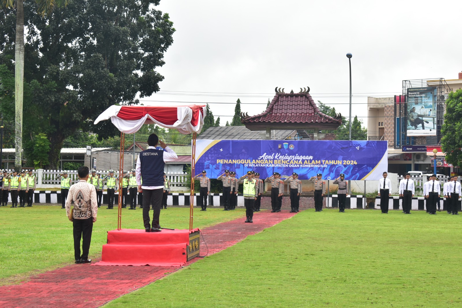 OKI Gelar Apel Gabungan Kesiapsiagaan Tanggap Bencana Alam