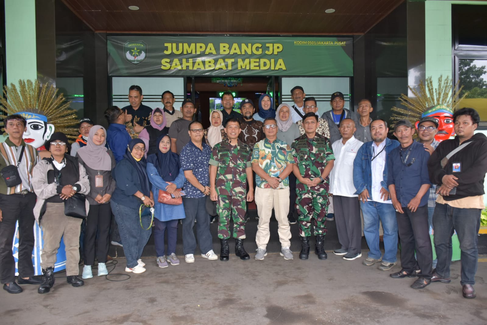 Jumpa Bang JP, Sahabat Media Kodim 0501/JP