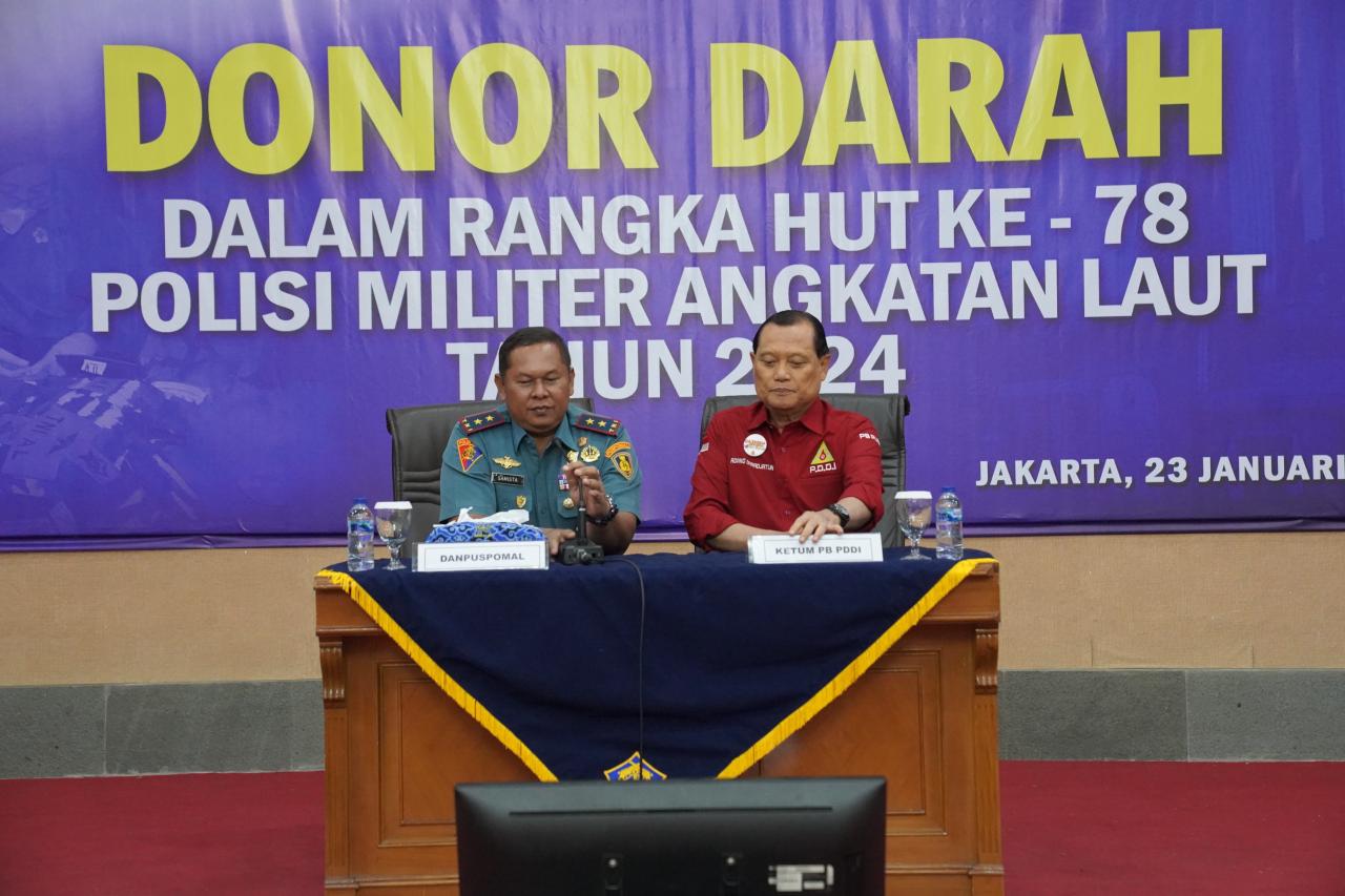 Bentuk Kepedulian Terhadap Sesama, TNI AL Gelar Donor Darah Serentak Seluruh Indonesia Jelang HUT Ke-78 Pomal