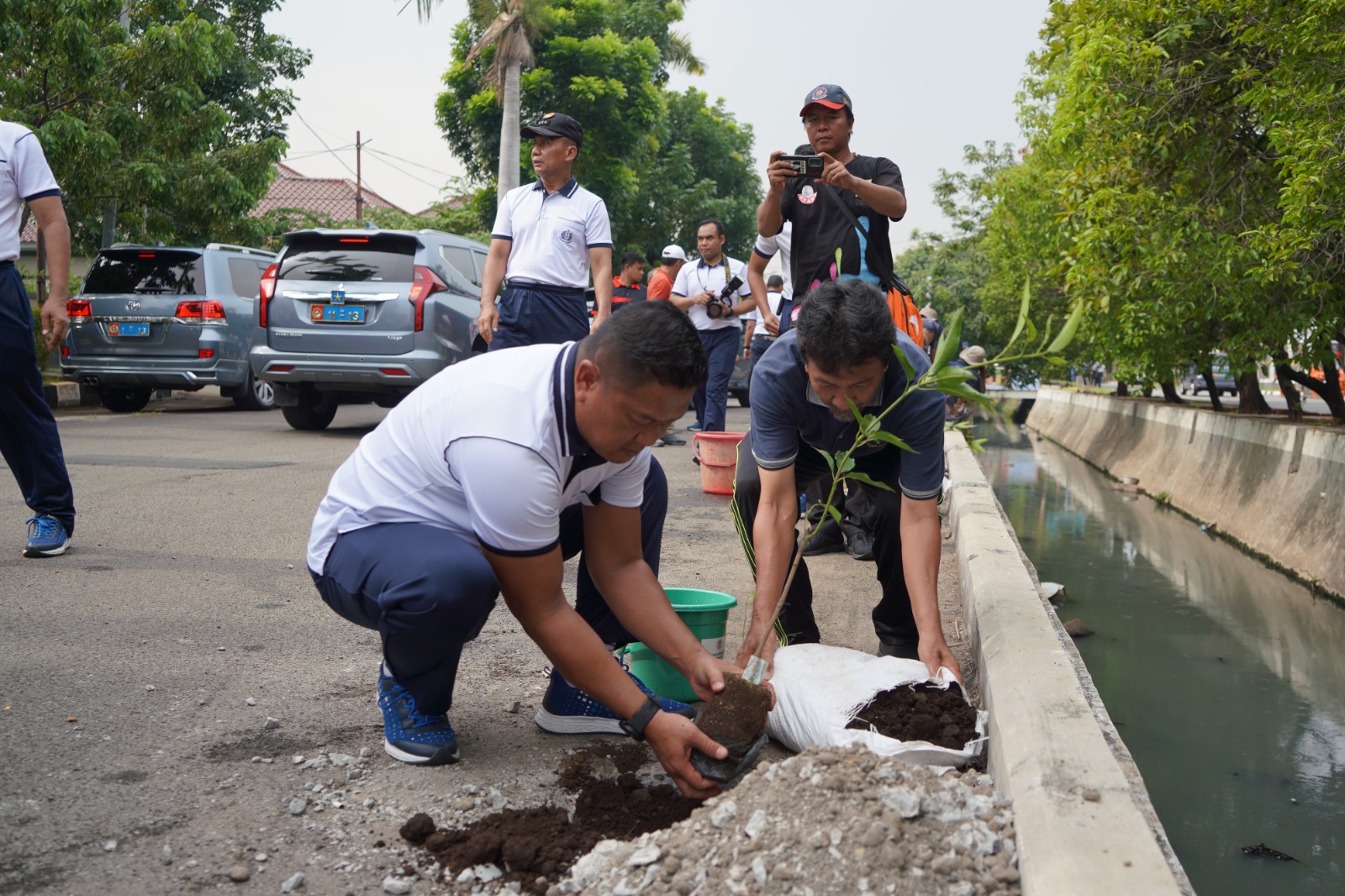 KOMANDAN LANTAMAL III JAKARTA HADIRI ACARA GERAKAN MAKO DAN KOMPLEK TNI AL TERTIB, BERSIH DAN RAPI