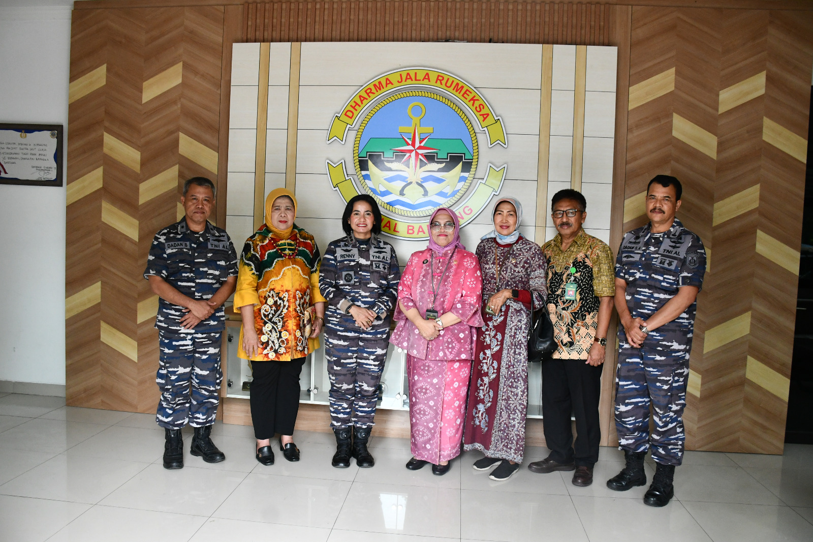 Komandan Lanal Bandung Terima Kunjungan Ketua Pengadilan Tinggi Bandung