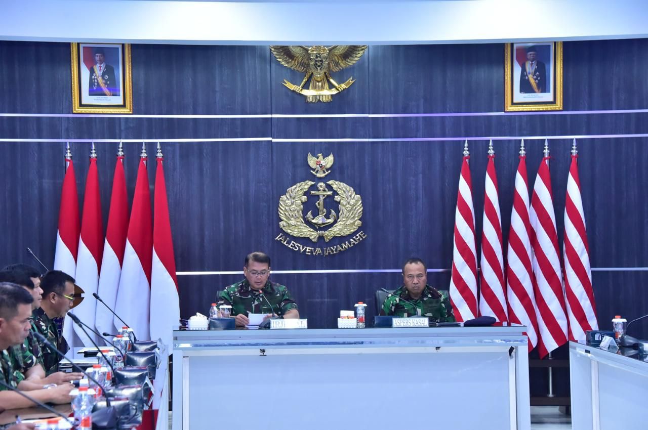 Tingkatkan Fungsi Manajemen Pembinaan Organisasi, TNI AL Gelar Taklimat Akhir Audit Kinerja Itjenal TA 2024 di Spersal, Spotmaral dan Skomlekal