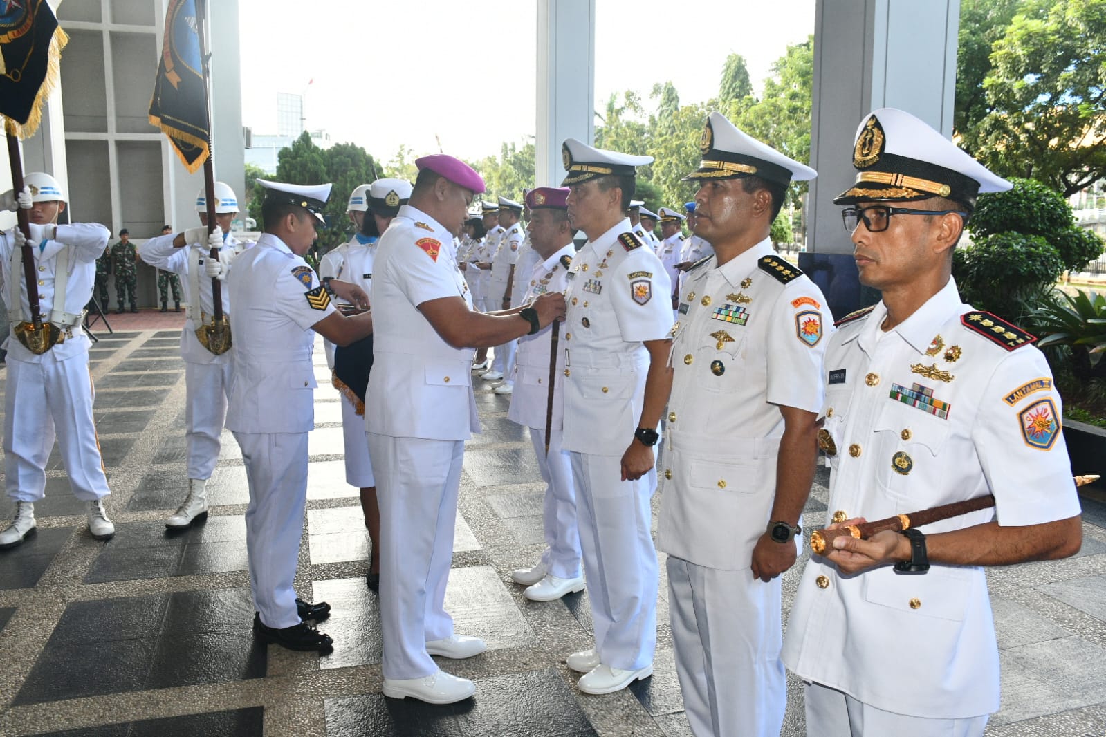 DANLANTAMAL III JAKARTA PIMPIN PENYERAHAN JABATAN ASINTEL DANLANTAMAL III, SERTIJAB DANLANAL LAMPUNG DAN DANLANAL BANTEN