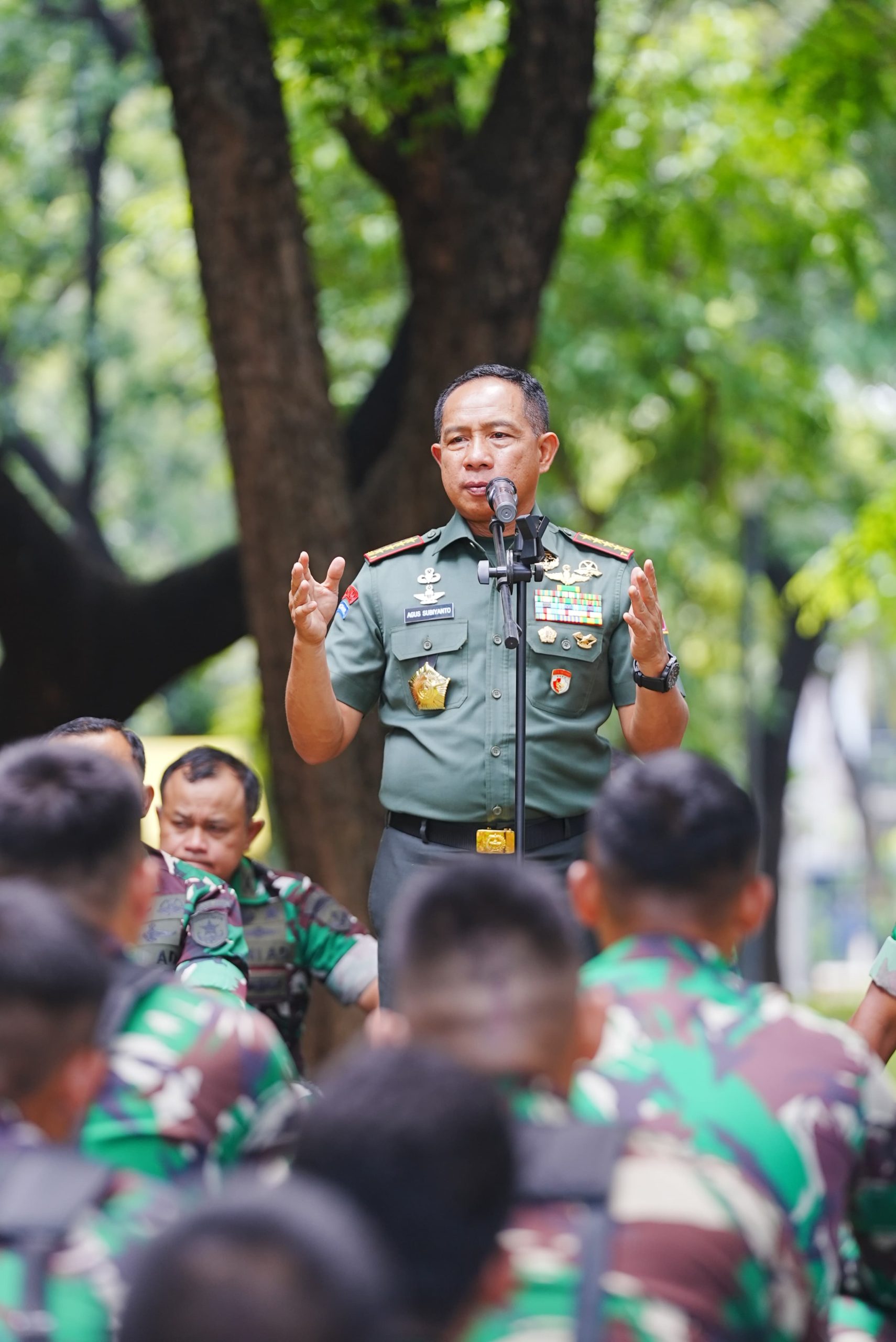 Panglima TNI Cek Kesiapan Pasukan Pengaman Unjuk Rasa dan Babinsa Pengamanan Pemilu