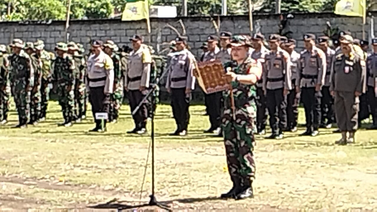 Genderang Perang Dimulai Prajurit Kodim 1623/Karangasem Siap Tempur