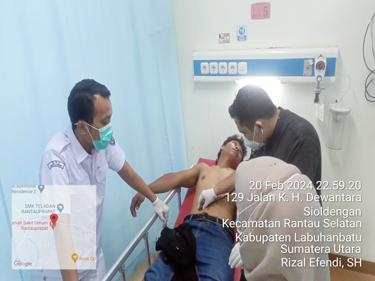 Bendahara DPD PJS Sumut Samuel Tampubolon Diduga Dianiaya Kapolres Labuhanbatu