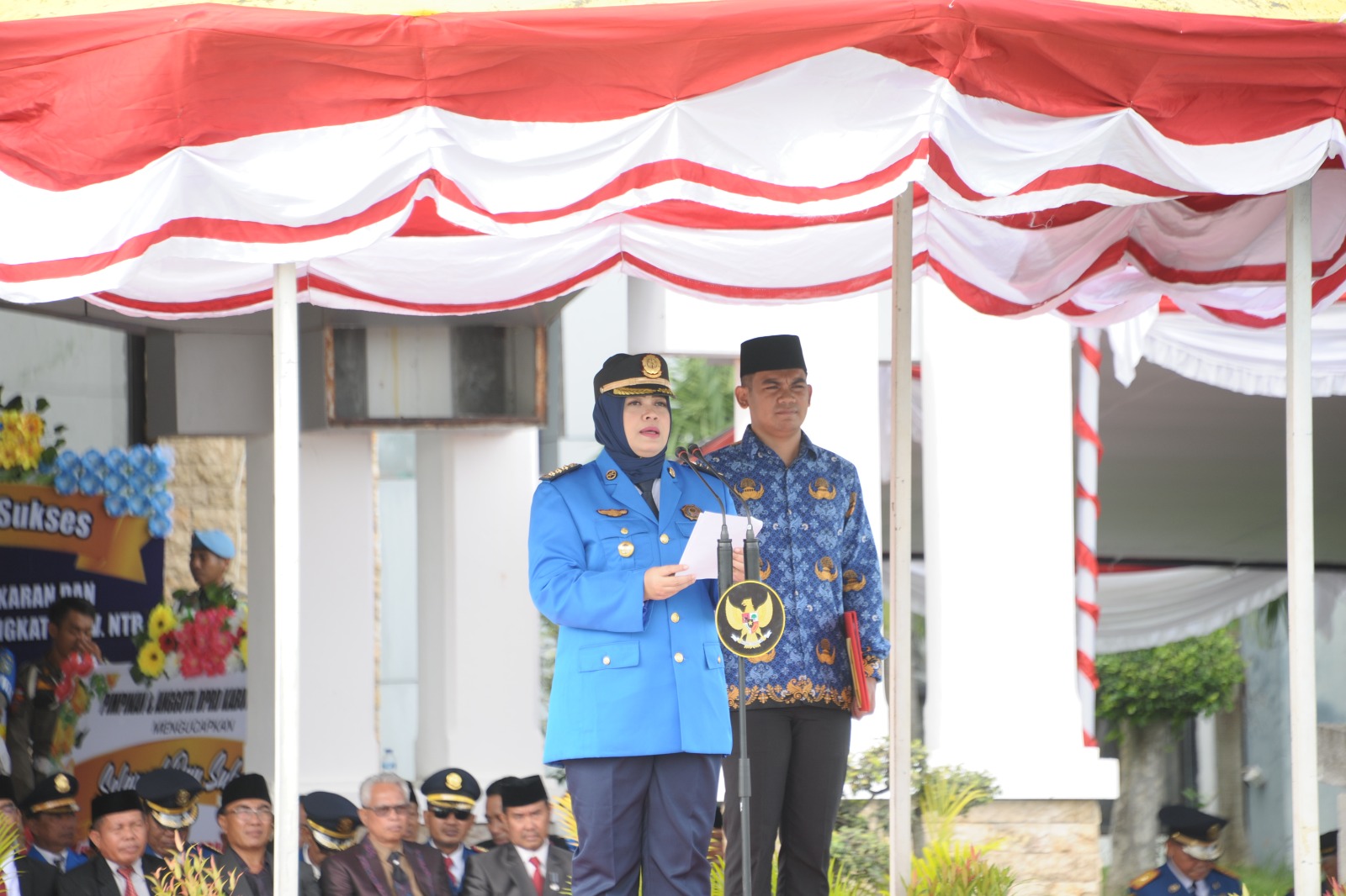 Jajaran DAMKAR NTB Gelar Upacara HUT Ke 105  Di Kabupaten Bima