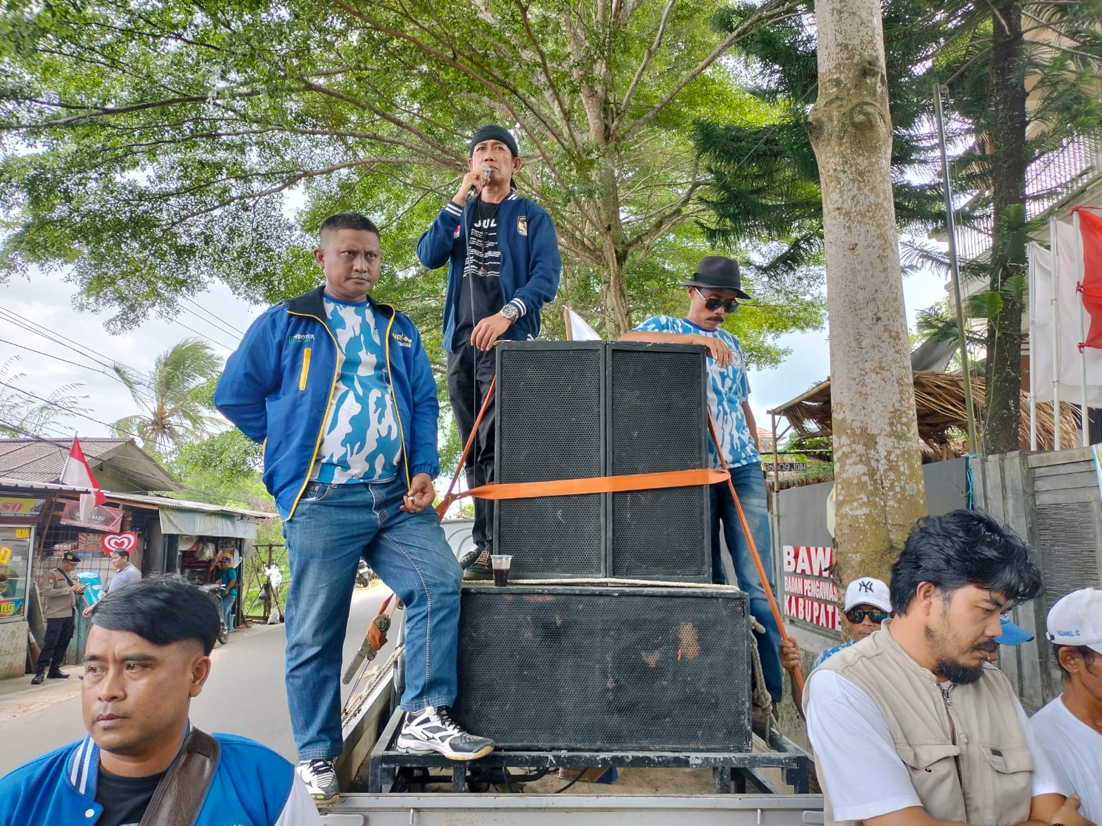 Menindaklanjuti Lapdu Yang Dilayangkan Sebelumnya, Ormas BBP Gelar Aksi Unjuk Rasa Didepan Kantor Bawaslu Lebak