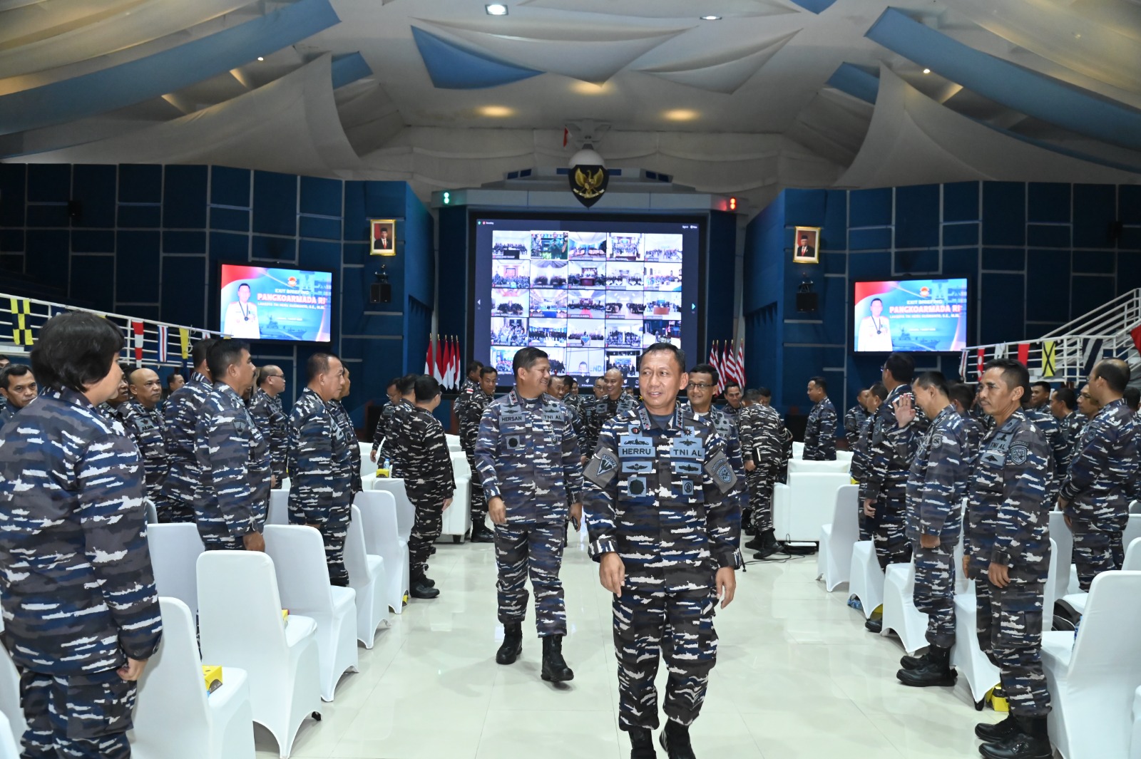 Exit Briefing Laksamana Madya TNI Heru Kusmanto Dipenghujung Jabatan