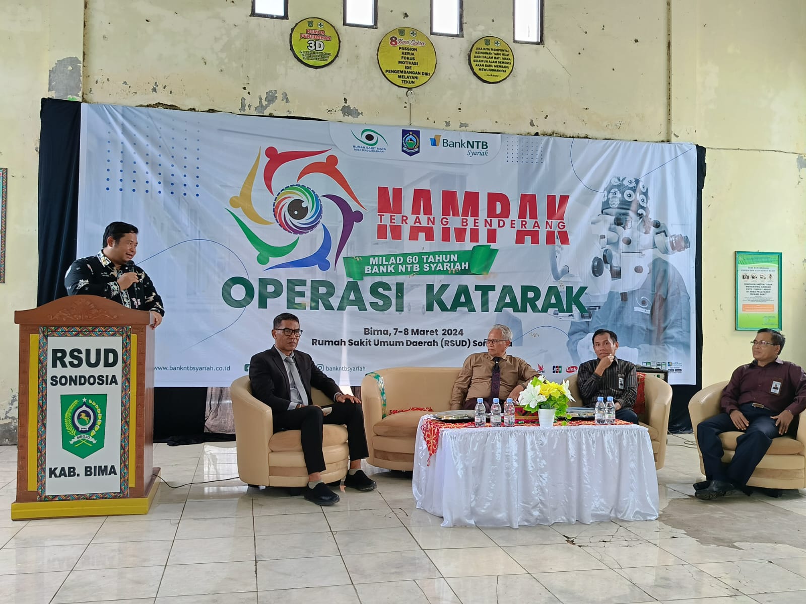 Milad Ke-60, Bank NTB Syariah Gelar Operasi Katarak Gratis