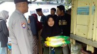 Kanit Binmas Polsek Rangkasbitung Polres Lebak Giat PAM Bazar Murah Di Kecamatan Kalanganyar