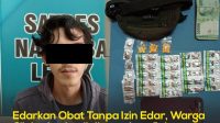 Edarkan Obat Tanpa Izin Edar, Warga Cileles diamankan Jajaran Sat Resnarkoba Polres Lebak