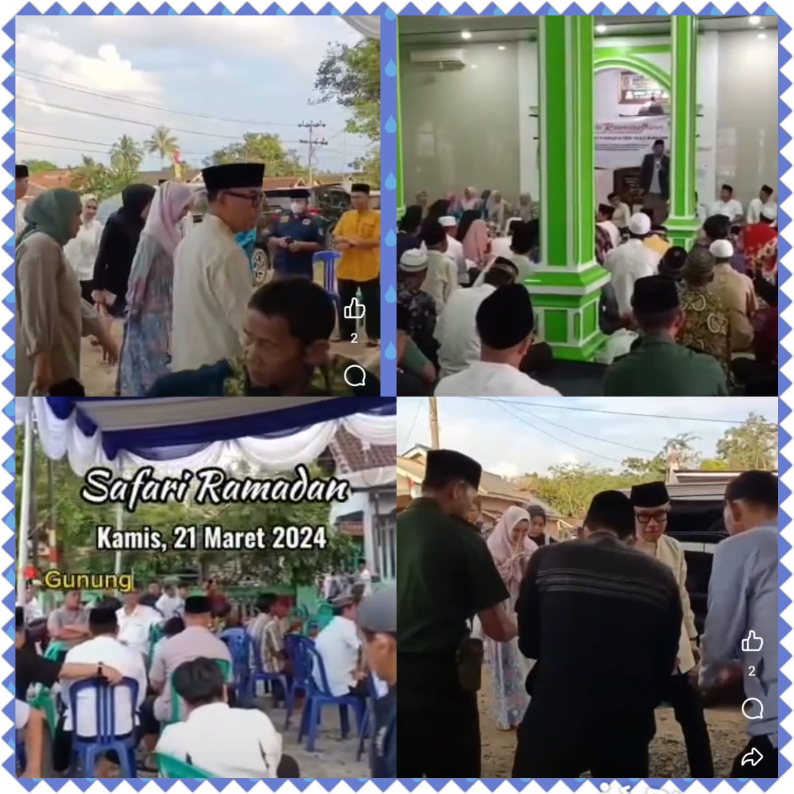 Bupati Way Kanan Hadiri Safari Ramadhan