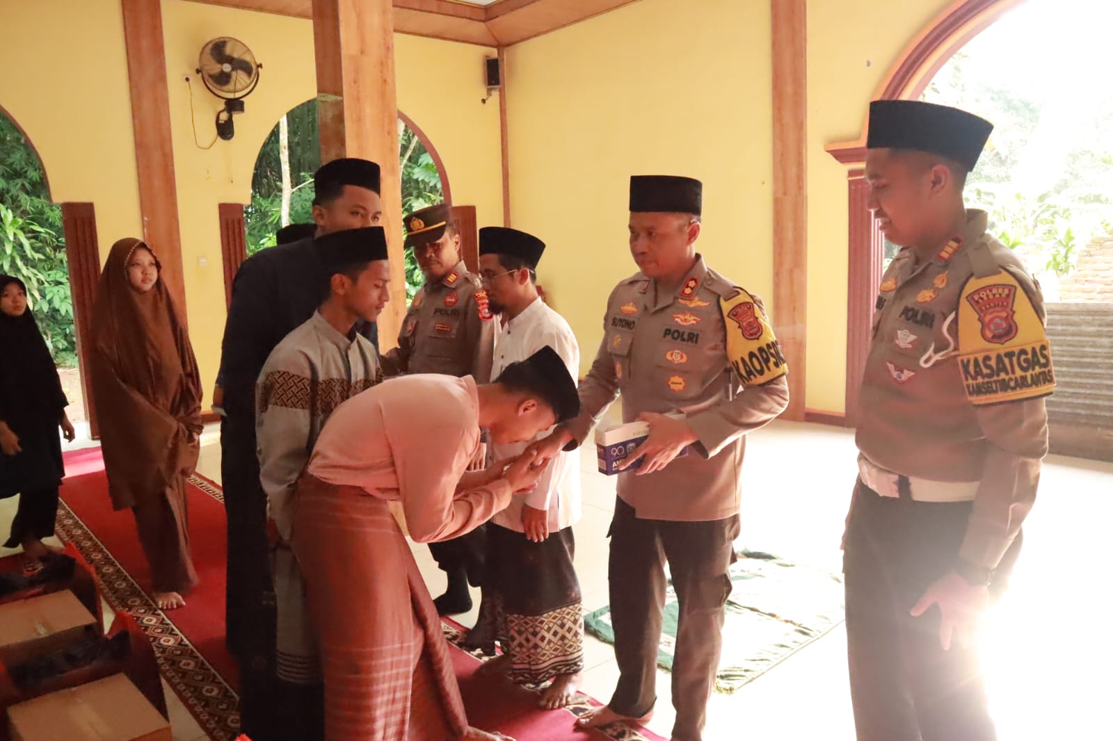 Kapolres Lebak gelar Bakti Sosial dan Santunan Anak Yatim di Ponpes Al-Qudsu Parung Sari