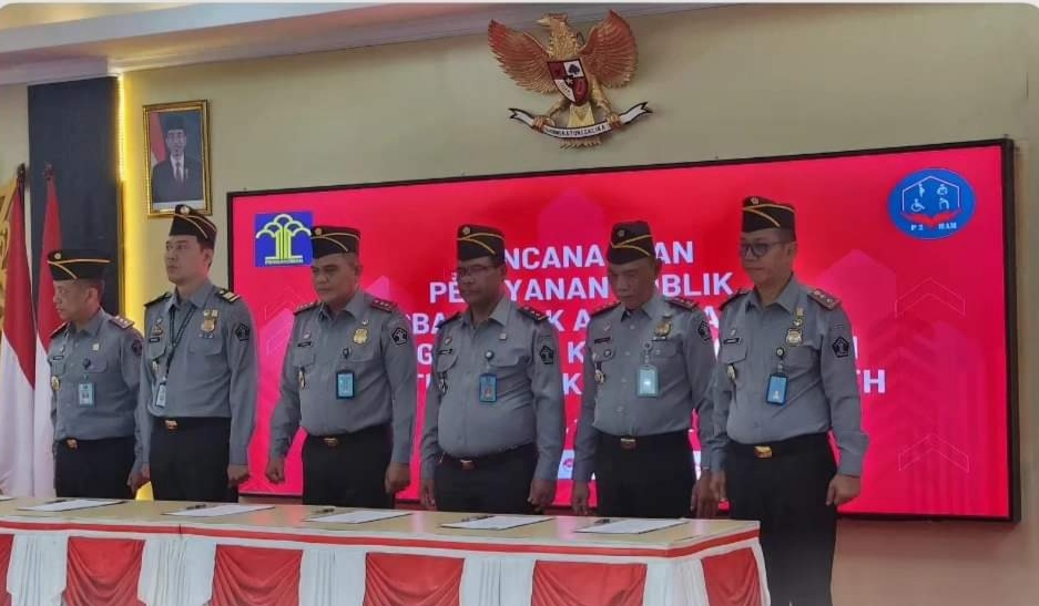 Kepala Kantor Imigrasi Takengon Handami Mengikuti Kegiatan Pencanangan Dan Layanan Publik Berbasis HAM