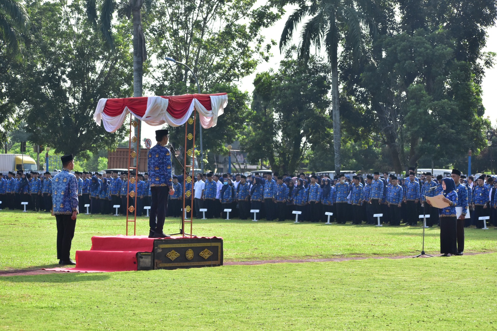 Pj Bupati OKI Ajak ASN Tingkatkan Disiplin Kinerja Pasca Libur Lebaran