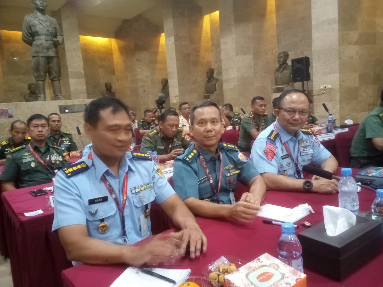 KADISPEN LANTAMAL III JAKARTA MENGIKUTI RAKORNIS SEJARAH TNI TA 2024