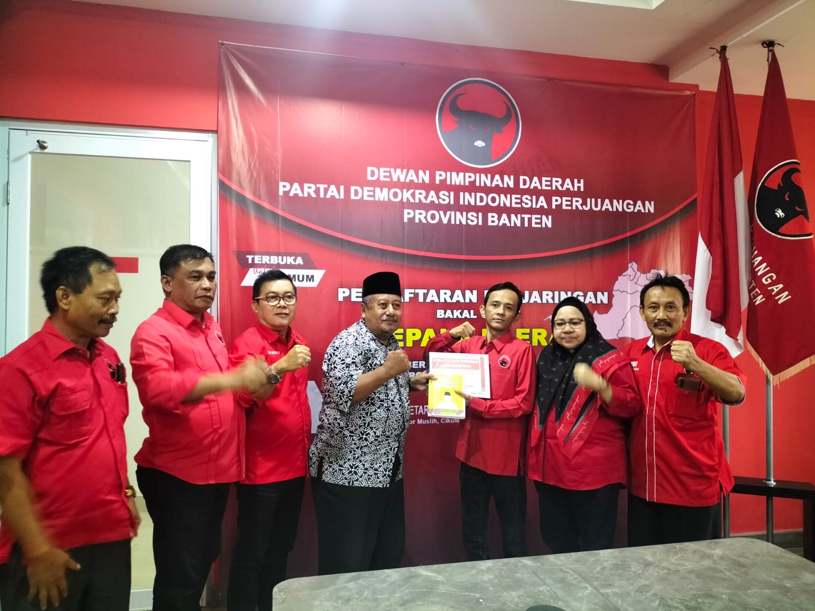 Akhmad Jajuli dan Bakal Bacabup lainnya Yang Mendaftar ke PDIP, Jalani Wawancara