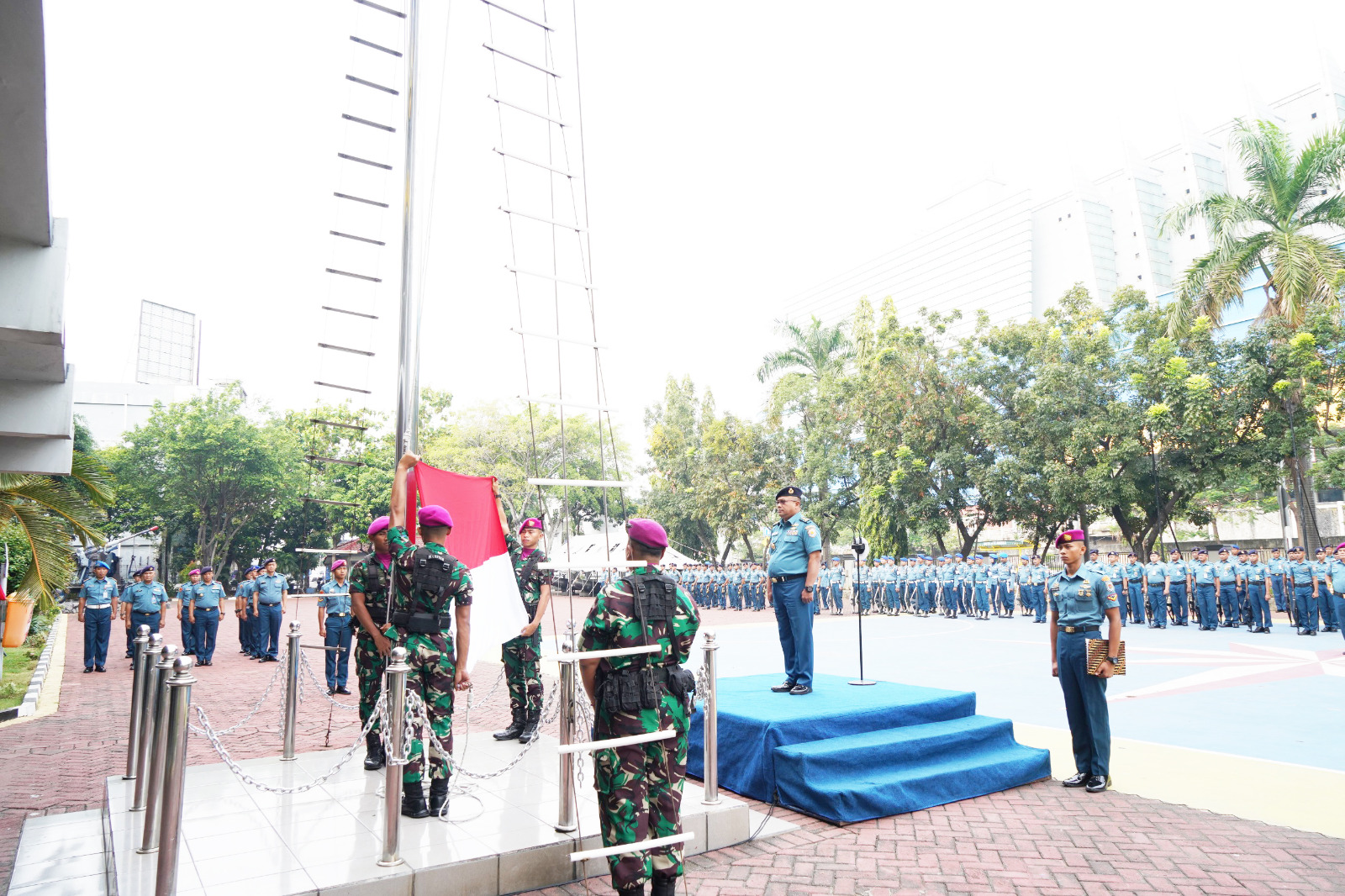 LANTAMAL III JAKARTA LAKSANAKAN UPACARA BENDERA PERINGATAN HARI KEBANGKITAN NASIONAL KE-116 TAHUN 2024