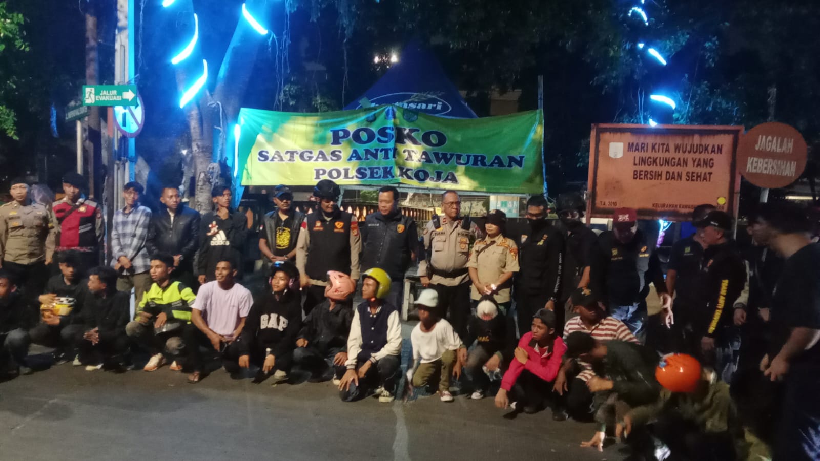 Kapolsek Koja Jakarta Utara Patroli Operasi Kegiatan Jalanan Di Wilayah Hukum Jakarta Utara