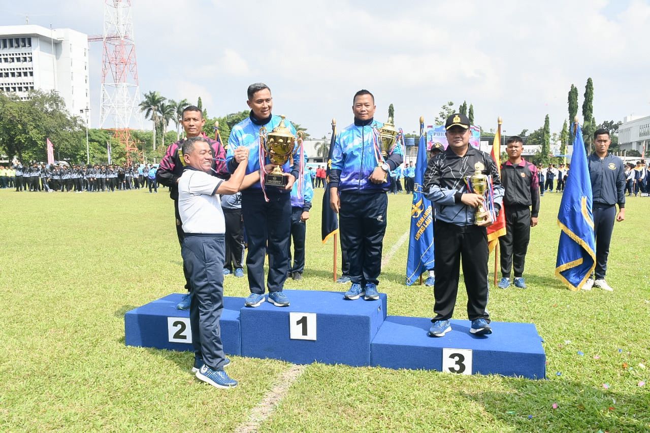 LANTAMAL III JAKARTA HADIRI ACARA PENUTUPAN PEKAN OLAHRAGA TNI ANGKATAN LAUT TAHUN 2024