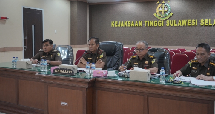 2 Diterima dan 1 Ditolak, Wakajati Sulsel Mengikuti 3 Ekspose Perkara Pengajuan Restorative Justice