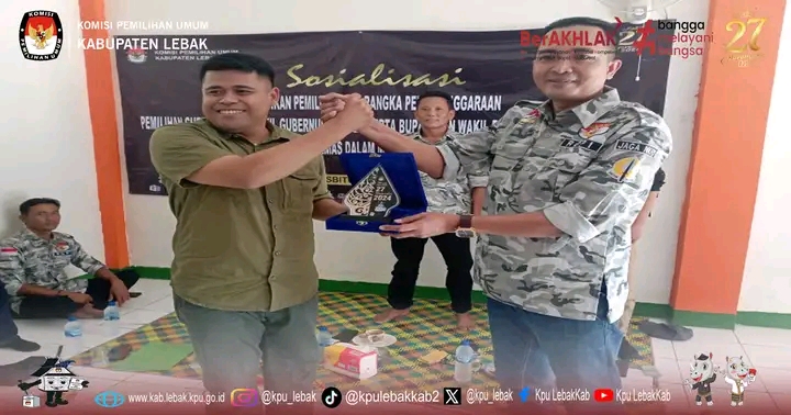 KPU Lebak Mensosialisasikan Berma Ormas RGPI Untuk Mensukseskan Pilkada 2024