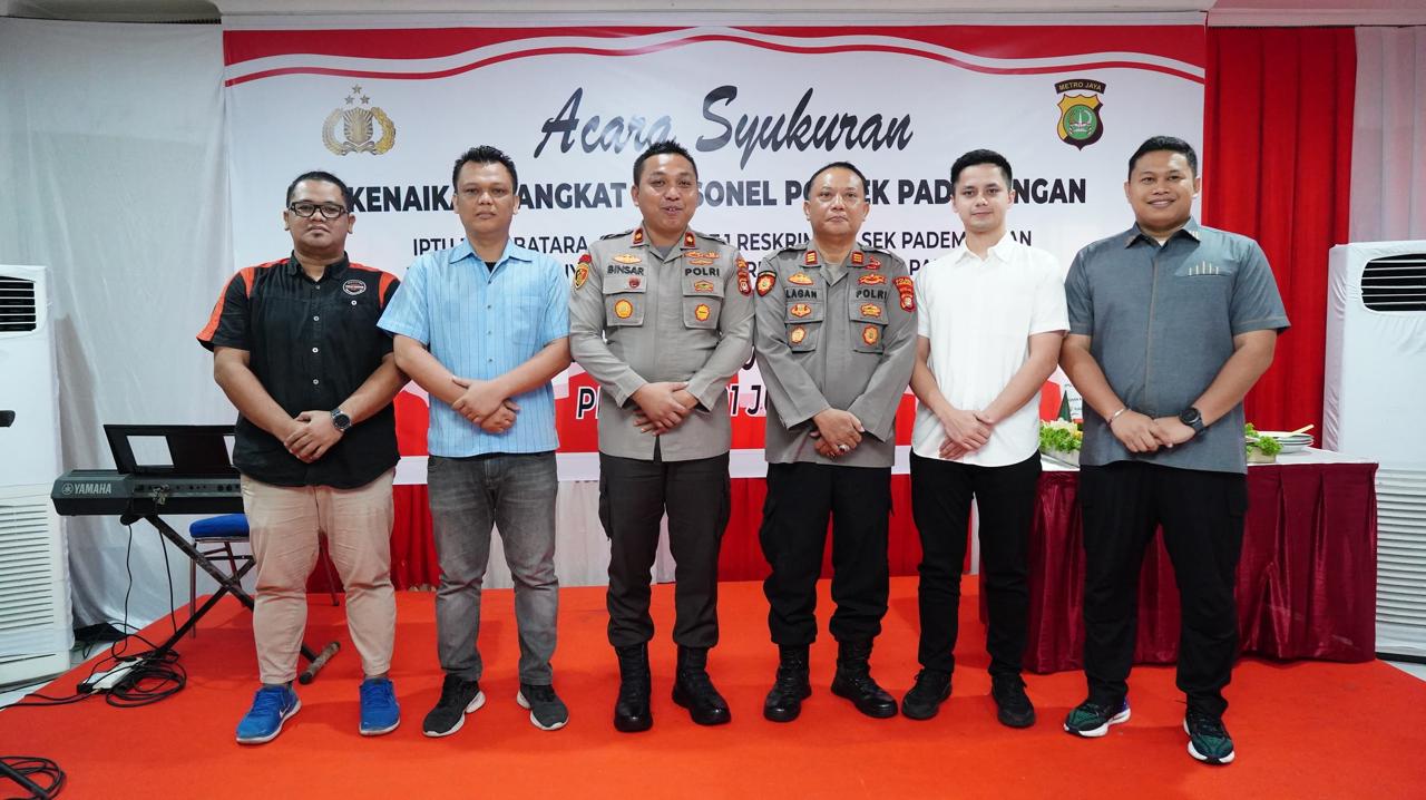 Polsek Pademangan Adakan Tasyukuran Kenaikan Pangkat