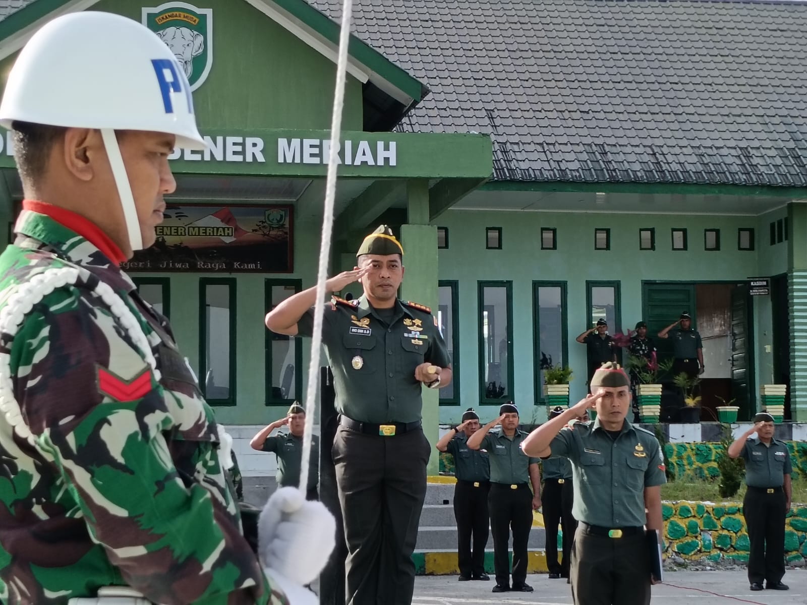 Letkol Kav Ino, Bacakan Amanat Panglima TNI