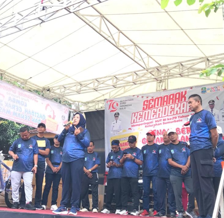 Pengamanan Kegiatan Semarak Kemerdekaan HUT RI Ke 79 Kelurahan Sumurbatu