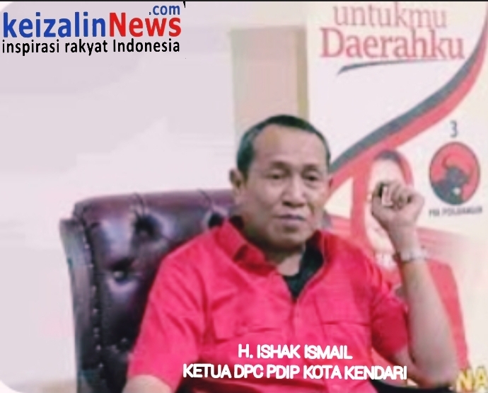 H. Ishak Ismail. SH (Anak Lorong) Resmi PDI Perjuangan dan Partai Gerindra Sebagai Koalisi Piwali Kota Kendari 2024 Mendatang