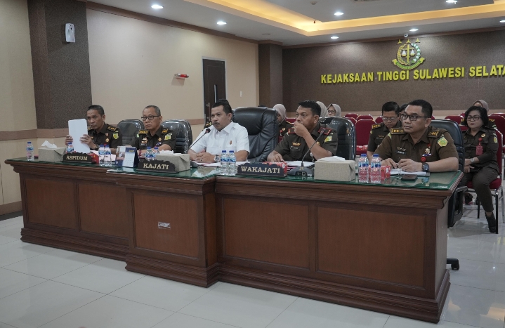 Launching “Pilot Project” Pelaksanaan Keadilan Restoratif Secara Mandiri, Kejati Sulsel Menyetujui 3 Perkara dan Menolak 1 Perkara