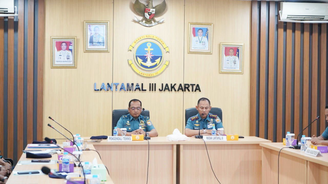 LANTAMAL III JAKARTA HADIRI TAKLIMAT AWAL PEMBUKAAN AUDIT KINERJA ITKOARMADA I DI MAKO LANTAMAL III JAKARTA DAN LANAL-LANAL JAJARANNYA