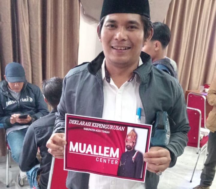 Terbentuknya Muallem Center Kabupaten Aceh Tengah sebagai optimalisasi dukungan terhadap Bacagub Muzakir Manaf menjadi gubernur Aceh