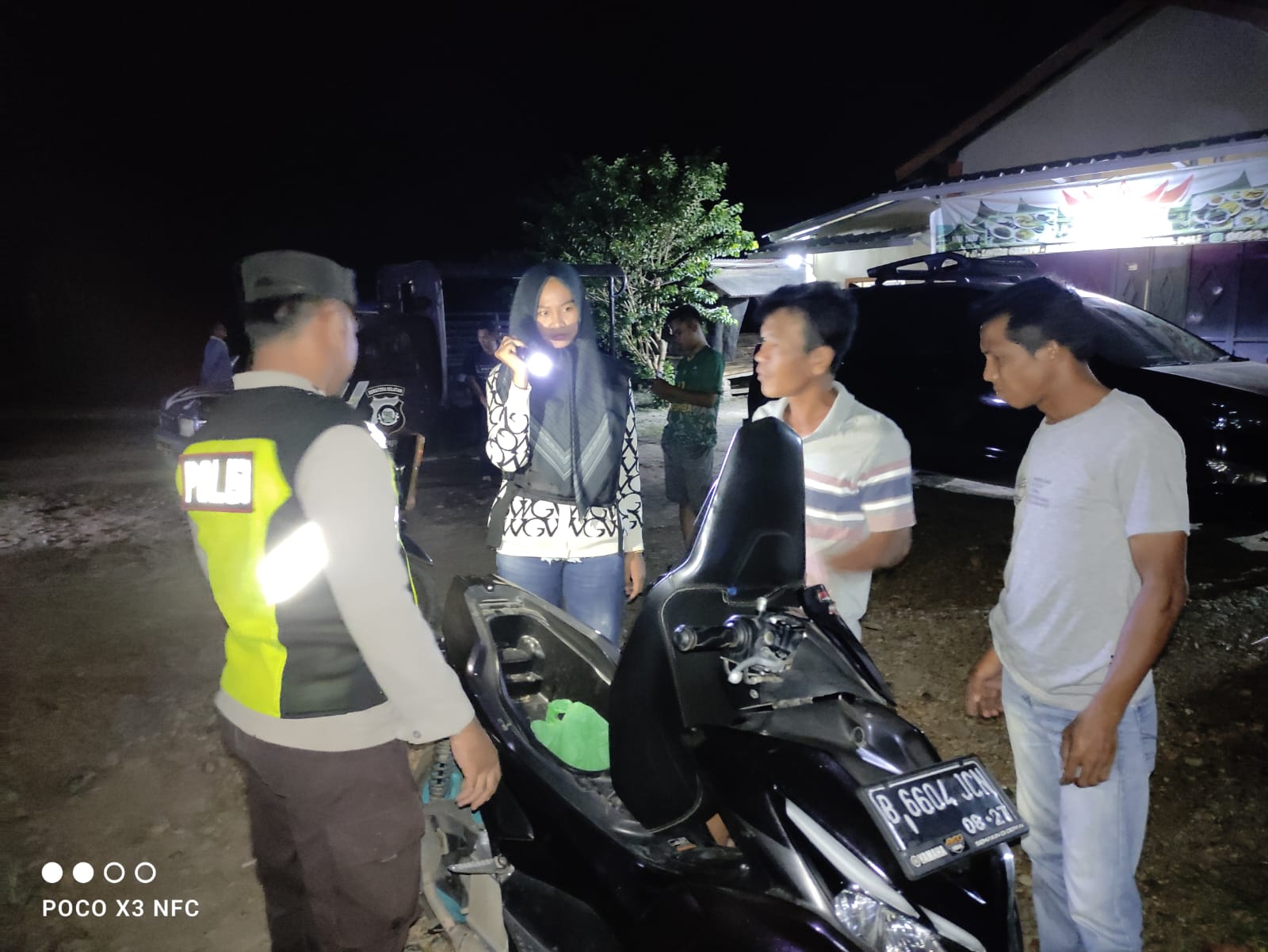 Polsek Penukal Abab Gelar Razia Rutin KRYD untuk Jaga Kamtibmas