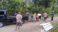 Pemerimtah Desa Tambakbaya Bangun Jalan Lingkungan Pasir Bogor