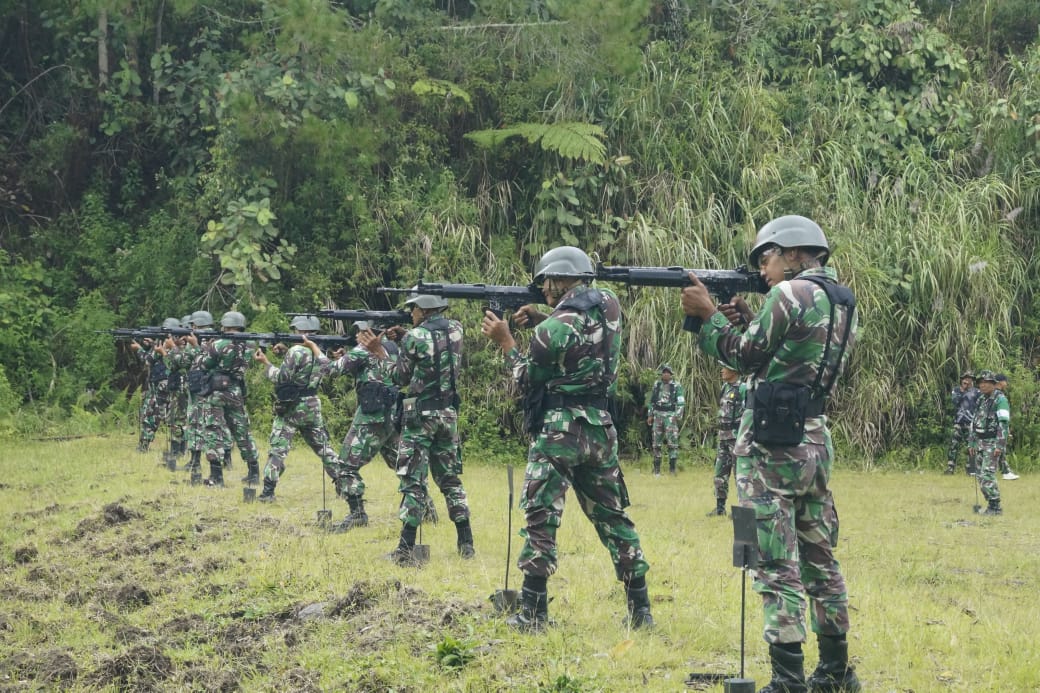 Pelihara Kemampuan Menembak: Kodim 0119/BM Selenggarakan Latihan Menembak