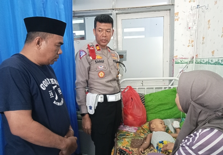 Kunjungan Sosial HUT Lantas ke-69, Kasat Lantas Polres Pelabuhan Makassar Patut di Apresiasi