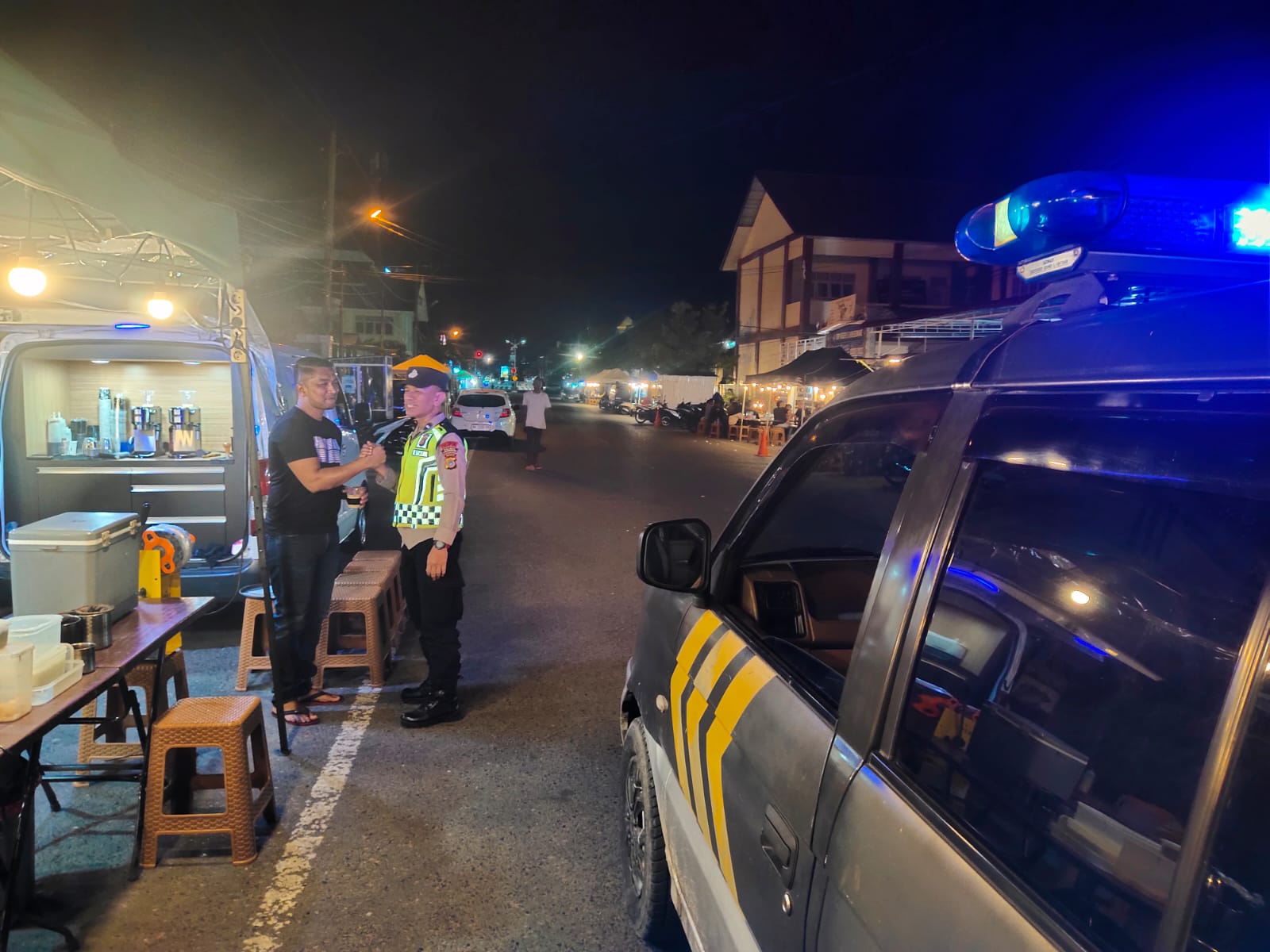 Cegah Guantibmas wilayah Kota, Polsek Banda Sakti Intensifkan Patroli