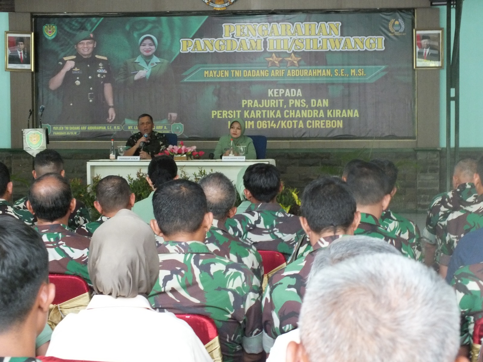 Kodim 0614/Kota Cirebon Terima Kunker Pangdam III/Siliwangi