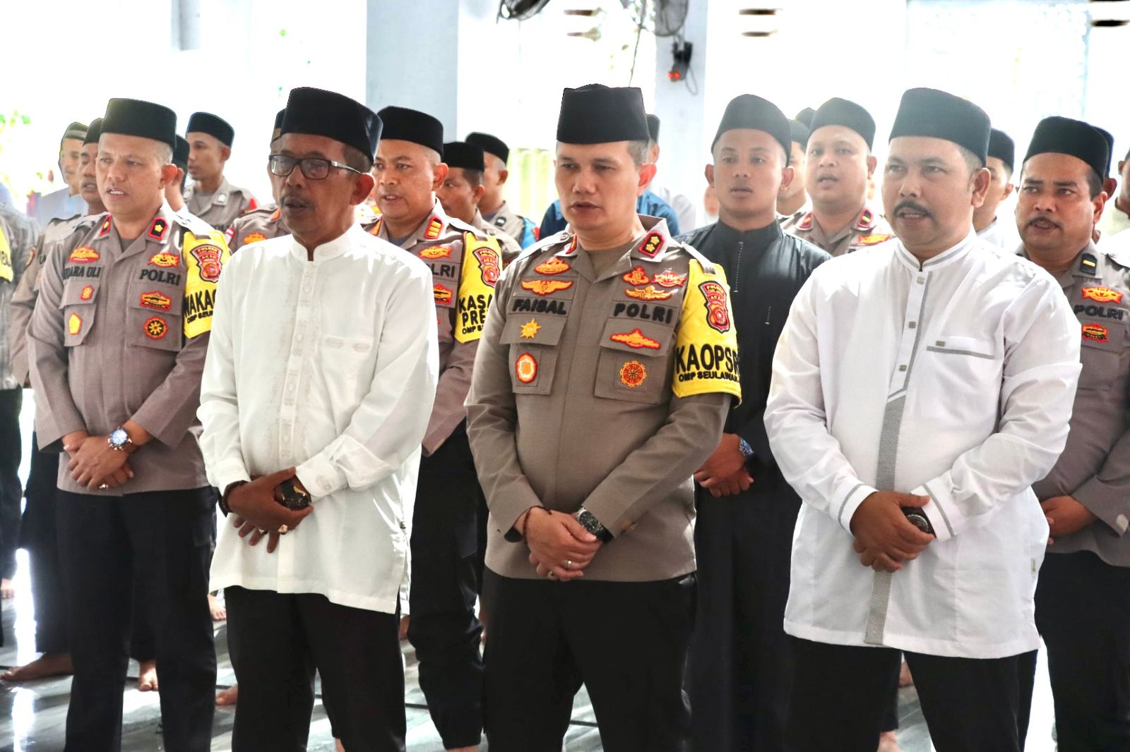 Polisi, TNI, dan KIP Gelar Zikir dan Doa Bersama untuk Pilkada Damai Pidie Jaya 2024