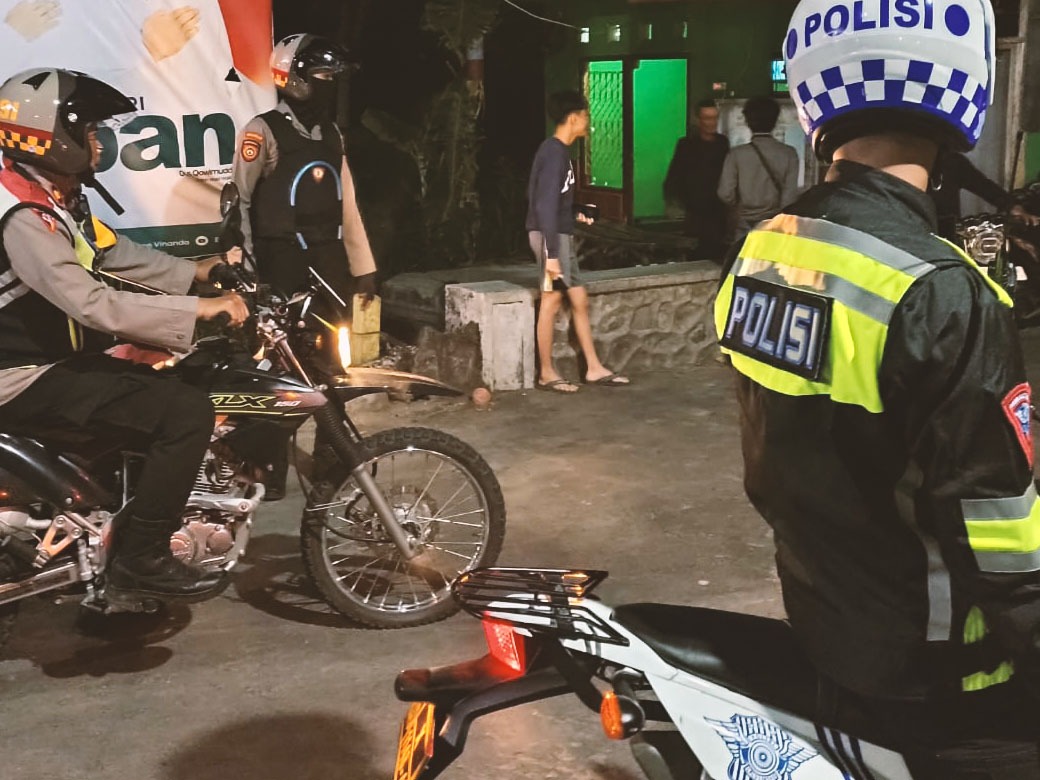 Polres Kediri Kota Gencarkan Patroli Cipta Kondisi Jumat Malam Hingga Menjelang Subuh